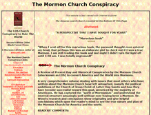 Tablet Screenshot of mormonconspiracy.com